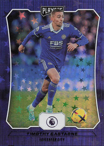 2022-23 Chronicles Soccer Playoff Premier League Purple Astro Timothy Castagne #67