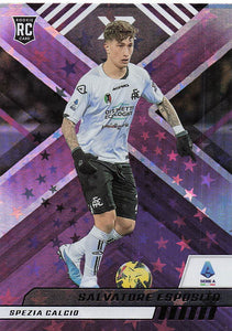 2022-23 Chronicles Soccer XR Serie A Purple Astro Salvatore Esposito #108 RC
