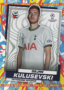 2022-23 Topps UEFA Club Competitions Superstars Fire & Ice Dejan Kulusevski #33
