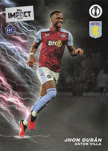 2023-24 Topps Impact UEFA Club Competitions Jhon Duran RC