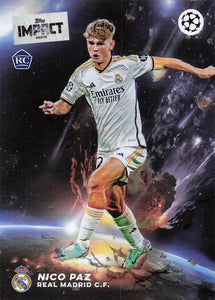 2023-24 Topps Impact UEFA Club Competitions Nico Paz RC