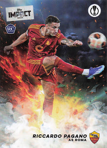 2023-24 Topps Impact UEFA Club Competitions Riccardo Pagano RC