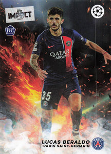 2023-24 Topps Impact UEFA Club Competitions Lucas Beraldo RC