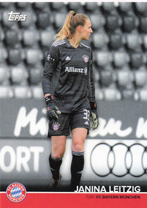 2021-22 Topps FC Bayern München Team Set Janina Leitzig #BCW-JL