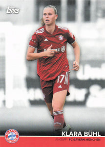 2021-22 Topps FC Bayern München Team Set Klara Bühl #BCW-KB