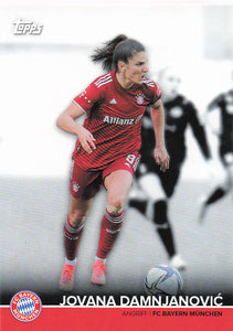 2021-22 Topps FC Bayern München Team Set Jovana Damnjanovic #BCW-JD