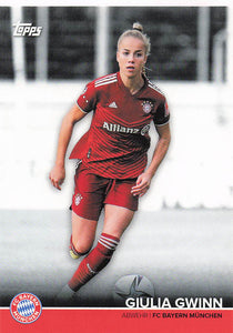 2021-22 Topps FC Bayern München Team Set Giulia Gwinn #BCW-GG