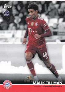 2021-22 Topps FC Bayern München Team Set Malik Tillman #BCM-MT RC