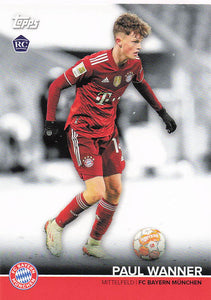 2021-22 Topps FC Bayern München Team Set Paul Wanner #BCM-PW RC