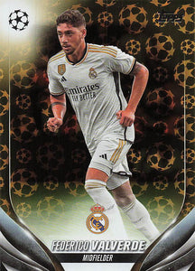 2023-24 Topps UEFA Club Competitions Starball Foil Federico Valverde #99
