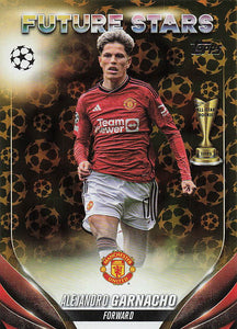 2023-24 Topps UEFA Club Competitions Starball Foil Alejandro Garnacho #115