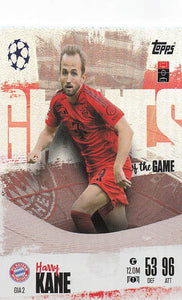 2024-25 Topps UEFA Club Competitions Match Attax Giants of the Game Limited Edition Harry Kane #GIA2
