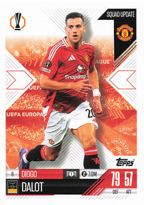 2024-25 Topps UEFA Club Competitions Match Attax Diogo Dalot #6