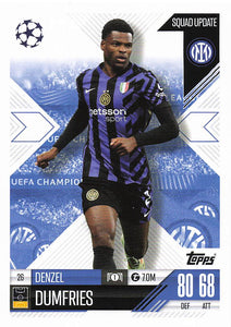 2024-25 Topps UEFA Club Competitions Match Attax Denzel Dumfries #26