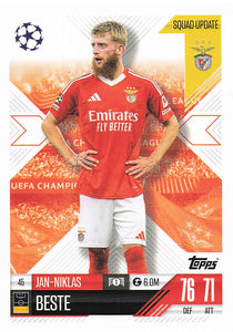 2024-25 Topps UEFA Club Competitions Match Attax Jan-Niklas Beste #45