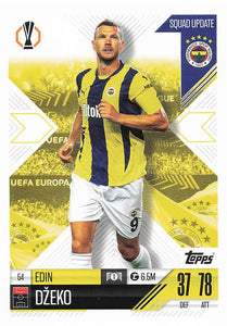2024-25 Topps UEFA Club Competitions Match Attax Edin Dzeko #54
