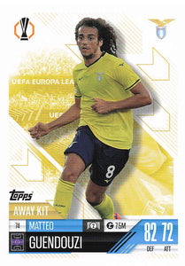 2024-25 Topps UEFA Club Competitions Match Attax Matteo Guendouzi #74