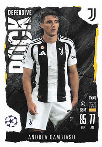 2024-25 Topps UEFA Club Competitions Match Attax Andrea Cambiaso #97