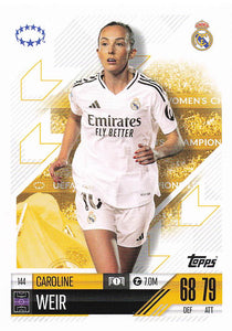 2024-25 Topps UEFA Club Competitions Match Attax Caroline Weir #144