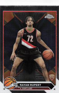 2023-24 Topps Chrome Basketball Rayan Rupert #155 RC
