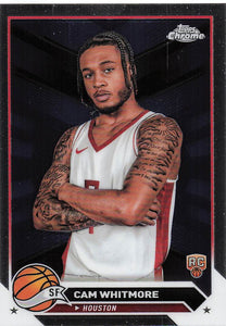 2023-24 Topps Chrome Basketball Cam Whitmore #133 RC