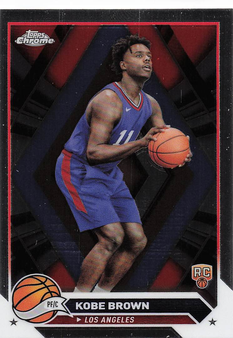 2023-24 Topps Chrome Basketball Kobe Brown #18 RC