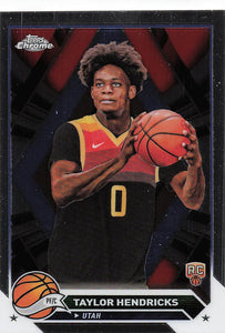 2023-24 Topps Chrome Basketball Taylor Hendricks #147 RC