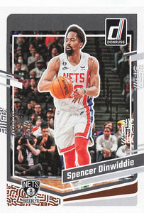 2023-24 Donruss Basketball Spencer Dinwiddie #45