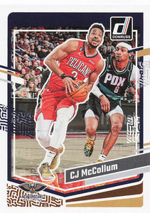 2023-24 Donruss Basketball CJ MocCollum #95