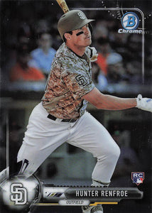 2017 Bowman Chrome Baseball Hunter Renfroe #88 RC