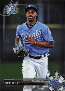 2017 Bowman Chrome Baseball Chrome Prospects Khalil Lee #BCP218