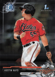 2017 Bowman Chrome Baseball Chrome Prospects Austin Hays #BCP224