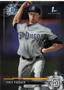 2017 Bowman Chrome Baseball Chrome Prospects Chris Paddack #BCP243