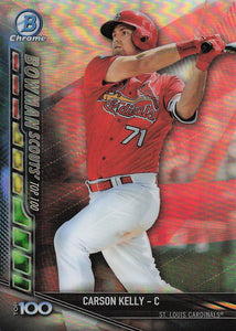 2017 Bowman Chrome Baseball Bowman Scouts Updates Carson Kelly #BSU-CK
