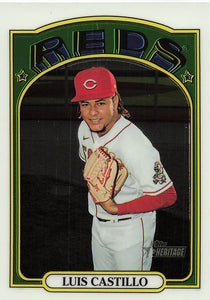 2021 Topps Heritage High Number Chrome 241/999 Luis Castillo #538