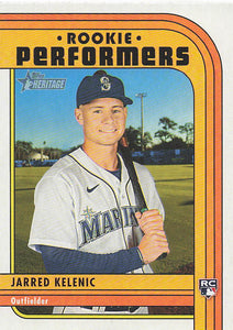 2021 Topps Heritage High Number Rookie Performers Jarred Kelenic #RP-10 RC