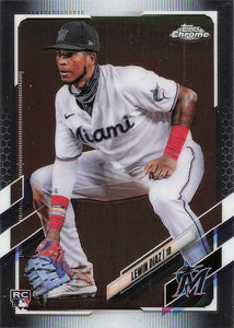 2021 Topps Chrome Lewin Diaz #83 RC