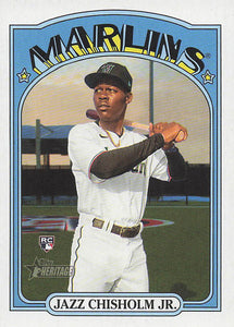 2021 Topps Heritage High Number Jazz Chisholm Jr. #665 RC