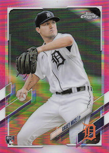 2021 Topps Chrome Pink Refractor Casey Mize #4 RC