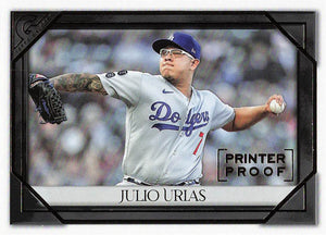 2021 Topps Gallery Printer Proof Julio Urias #54