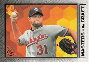 2021 Topps Gallery Masters of the Craft Max Scherzer #MTC-4