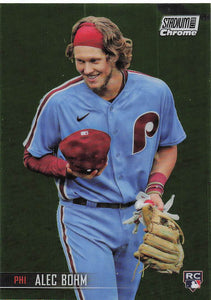 2021 Topps Stadium Club Chrome Alec Bohm #112 RC