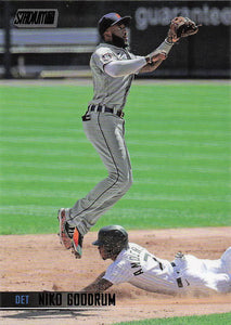 2021 Topps Stadium Club Black Foil Niko Goodrum #68