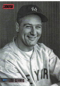 2021 Topps Stadium Club Red Foil Lou Gehrig #21