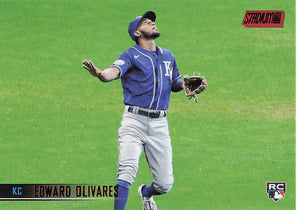 2021 Topps Stadium Club Red Foil Edward Olivares #83 RC