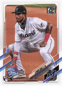 2021 Topps Series 2 Lewin Diaz #417 RC