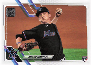 2021 Topps Series 2 Braxton Garrett #433 RC