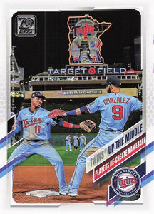 2021 Topps Series 2 Twins Up The Middle #553