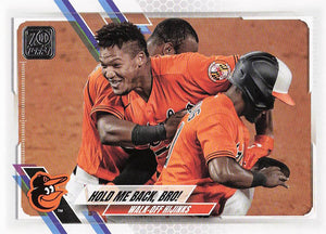 2021 Topps Series 2 Hold Me Back, Bro! #578