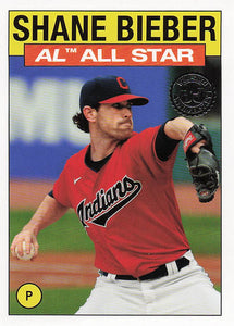 2021 Topps 1986 All Star Shane Bieber #86AS1